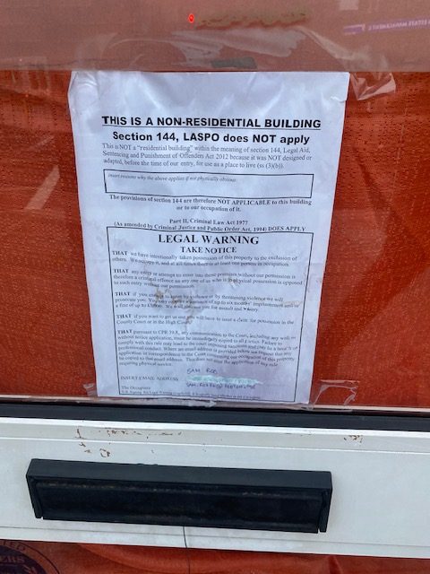 Squatter Evictions